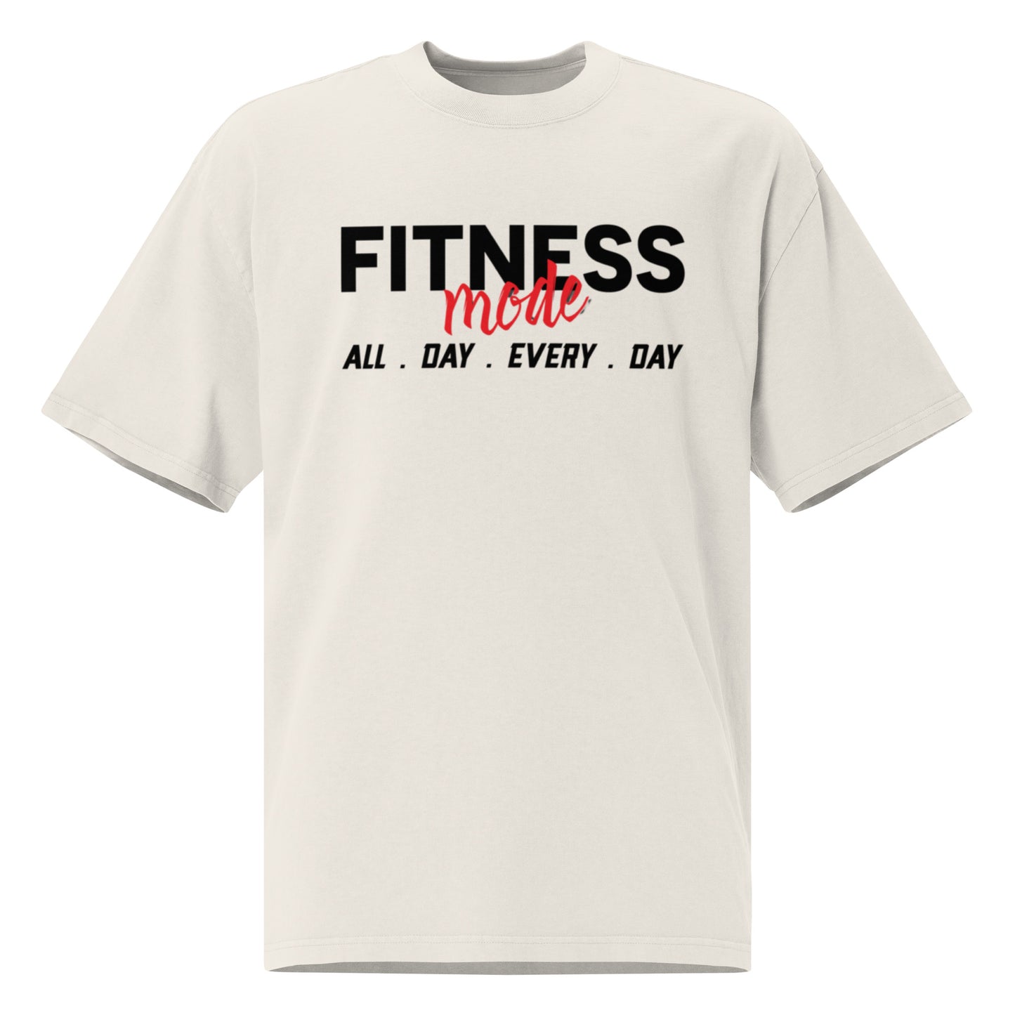 Fitness Mode oversized faded t-shirt