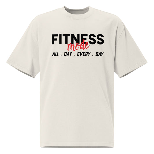 Fitness Mode oversized faded t-shirt